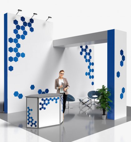 POP UP MESSESTAND