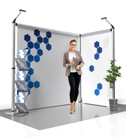 ROLL UP MESSESTAND