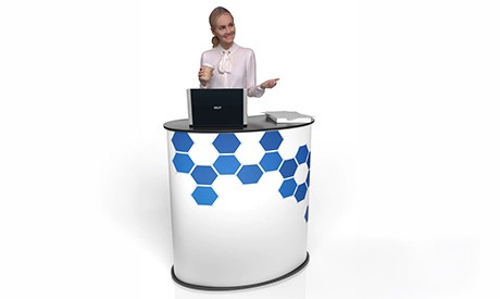 Mobile Lamellentheken mit individuellem Druck und flexiblem Lamellenpaneel