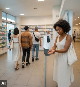Transparenter Hygieneschutz in Apotheken für sichere Kommunikation zwischen Personal und Kunden