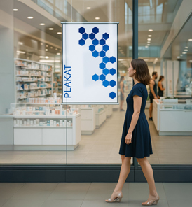 Hochwertige Plakate für Apotheken zur visuellen Kommunikation von Gesundheitsinformationen oder Aktionen
