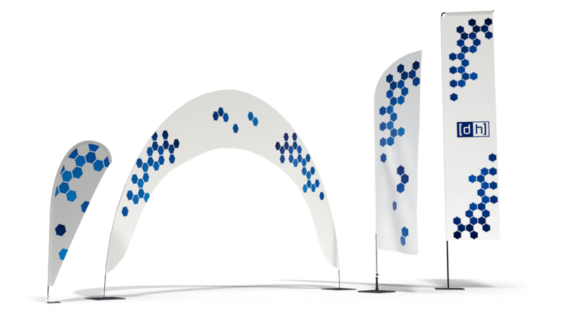 Beachflags – verschiedene Varianten