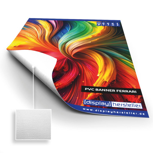 Ferrari PVC Banner – formstabiler Premium-Druck für Roll-Up Systeme Ferrari Plane 340g/m²
