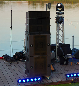 Audio-Systeme für Firmenfeiern mit klarer Klangübertragung für alle Eventbereiche
