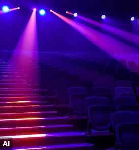 Scheinwerfer für eindrucksvolle Lichtakzente bei Business Events und Firmenfeiern