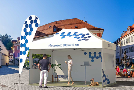 Messezelte – Produktdarstellung