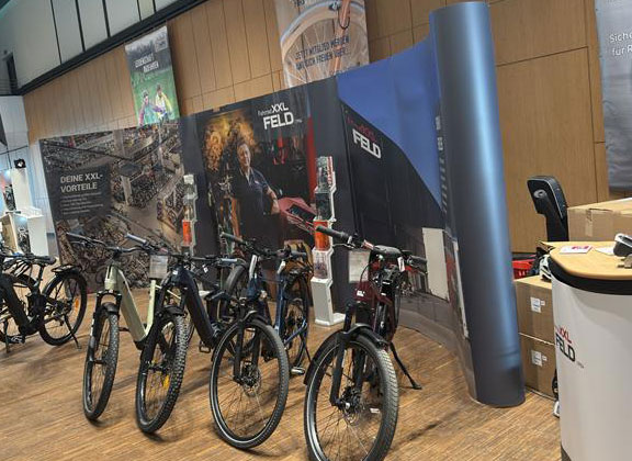 Faltdisplay Messewand