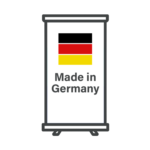Fertigung der Roll-Up Banner in Schwabach – Made in Germany Roll-Up Banner Produktion in Deutschland – Qualität Made in Germany