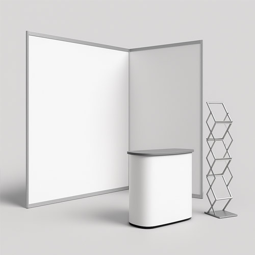 Eckstand Messestand bei Displayhersteller.de