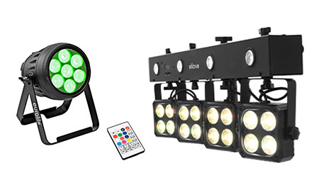 Professionelle Messestand Beleuchtung mit LED-Spots und Strahlern