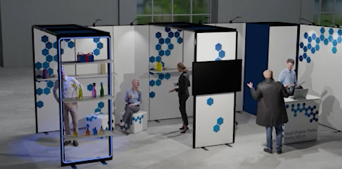 Messestand Visualisierung