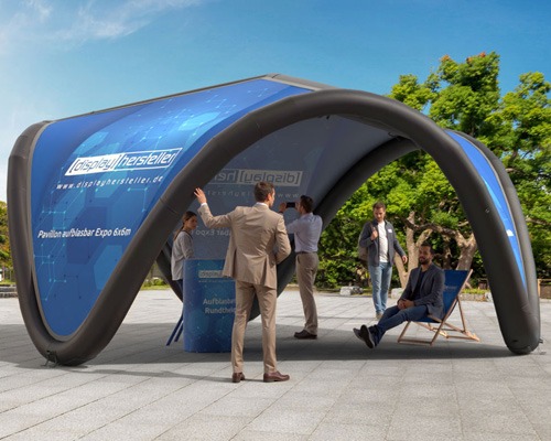 Aufblasbarer Pavillon mit individuellem Druck für Messe, Event und Promotion