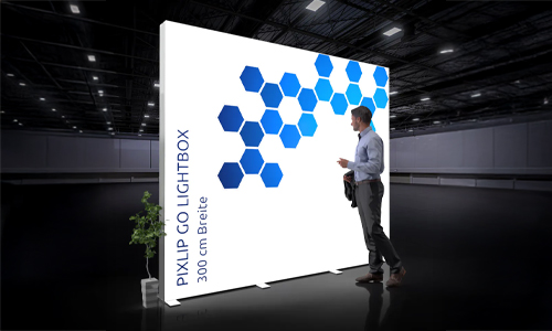 PIXLIP GO Lightbox Produktdarstellung