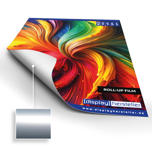 Roll-Up Film mit UV-Laminat – kratzfest & hochwertig für brillante Drucke Roll-Up Film mit UV-Schutzlaminat