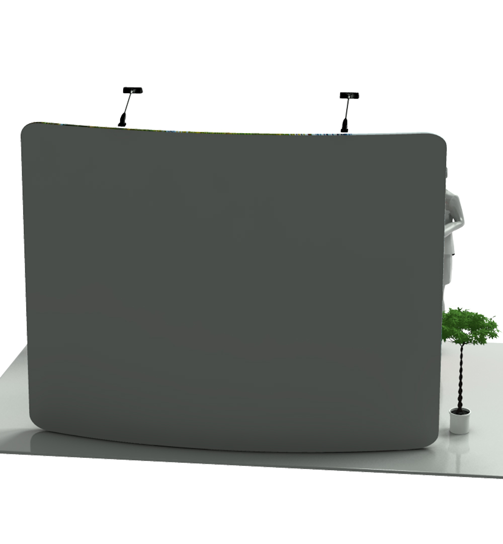 Messestand Messewand Textil Evolution Set 003 - Rückseite