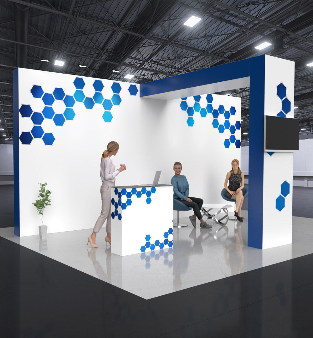  Messestand Faltdisplay Pop-Up MODULAR 109