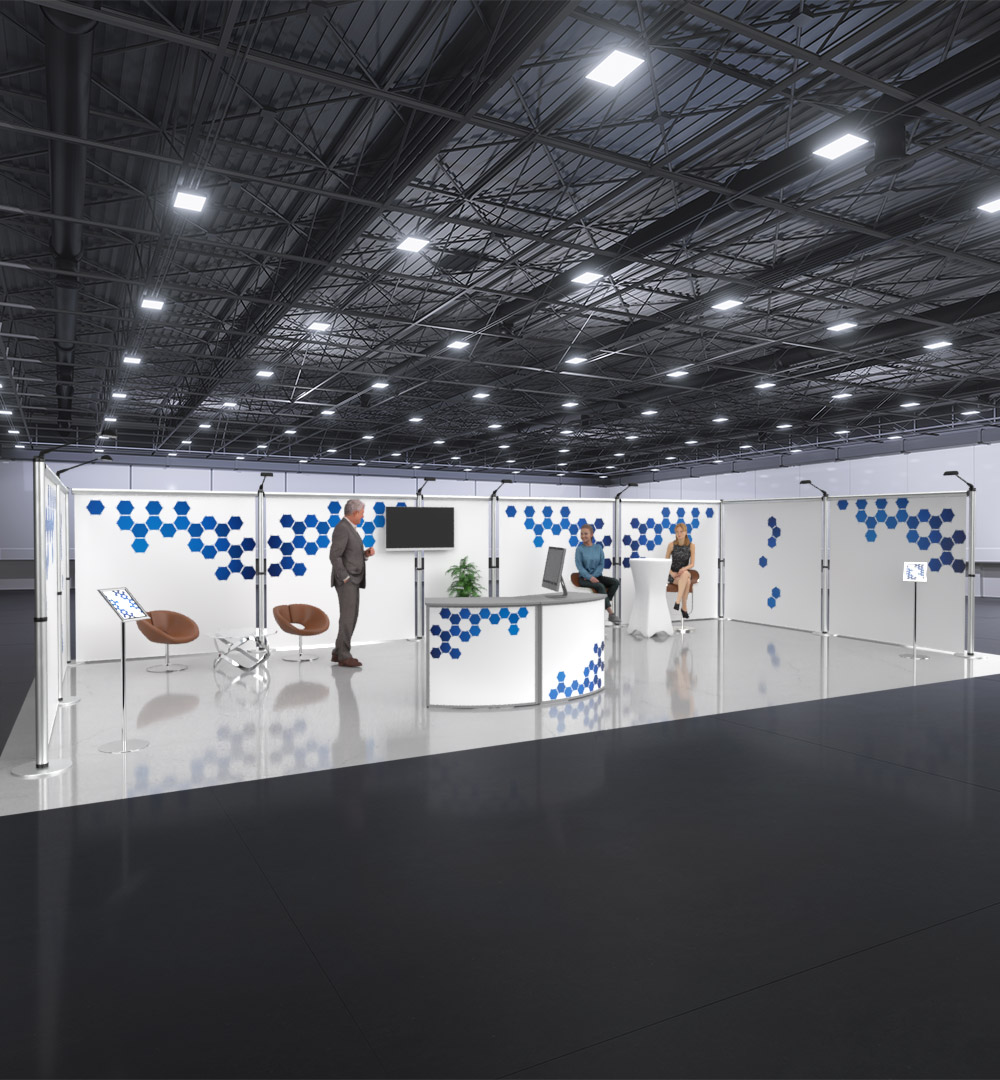 Messestand Roll Up Modular U7 Form
