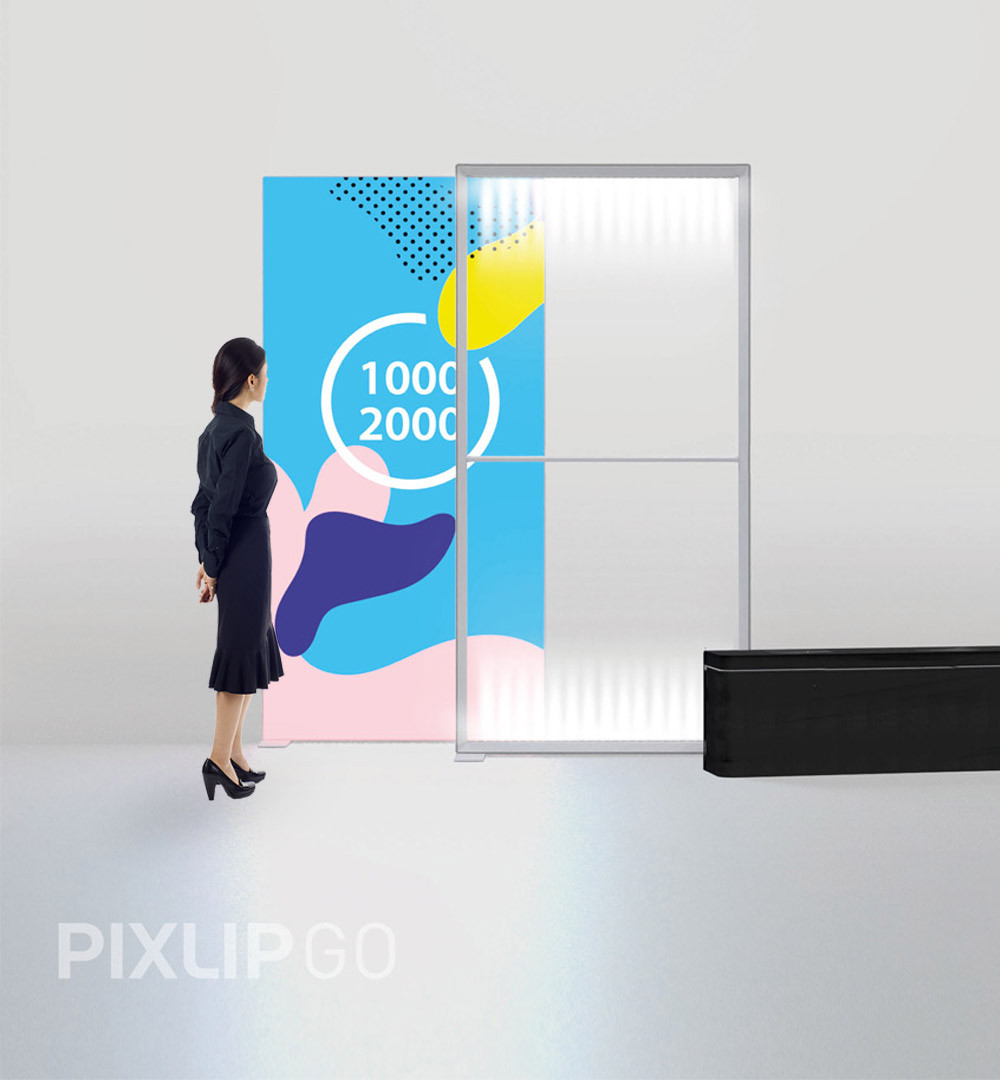 Nachdruck für PIXLIP GO Lightbox 100