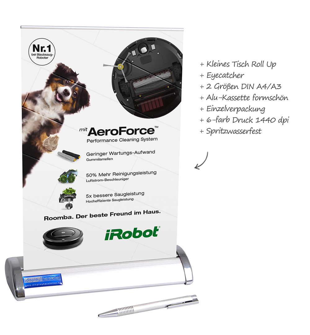Roll Up Mini A4 & A3