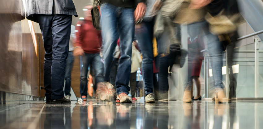 Der Messestand muss für die Besucher attraktiv sein