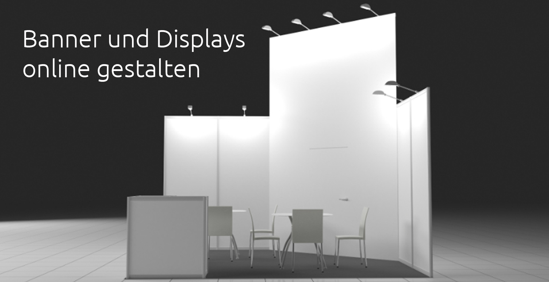 Banner und Displays online gestalten