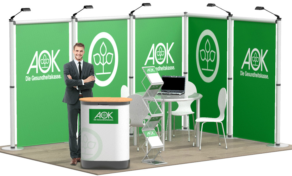 Messestand Roll-Up Modular L2 Form