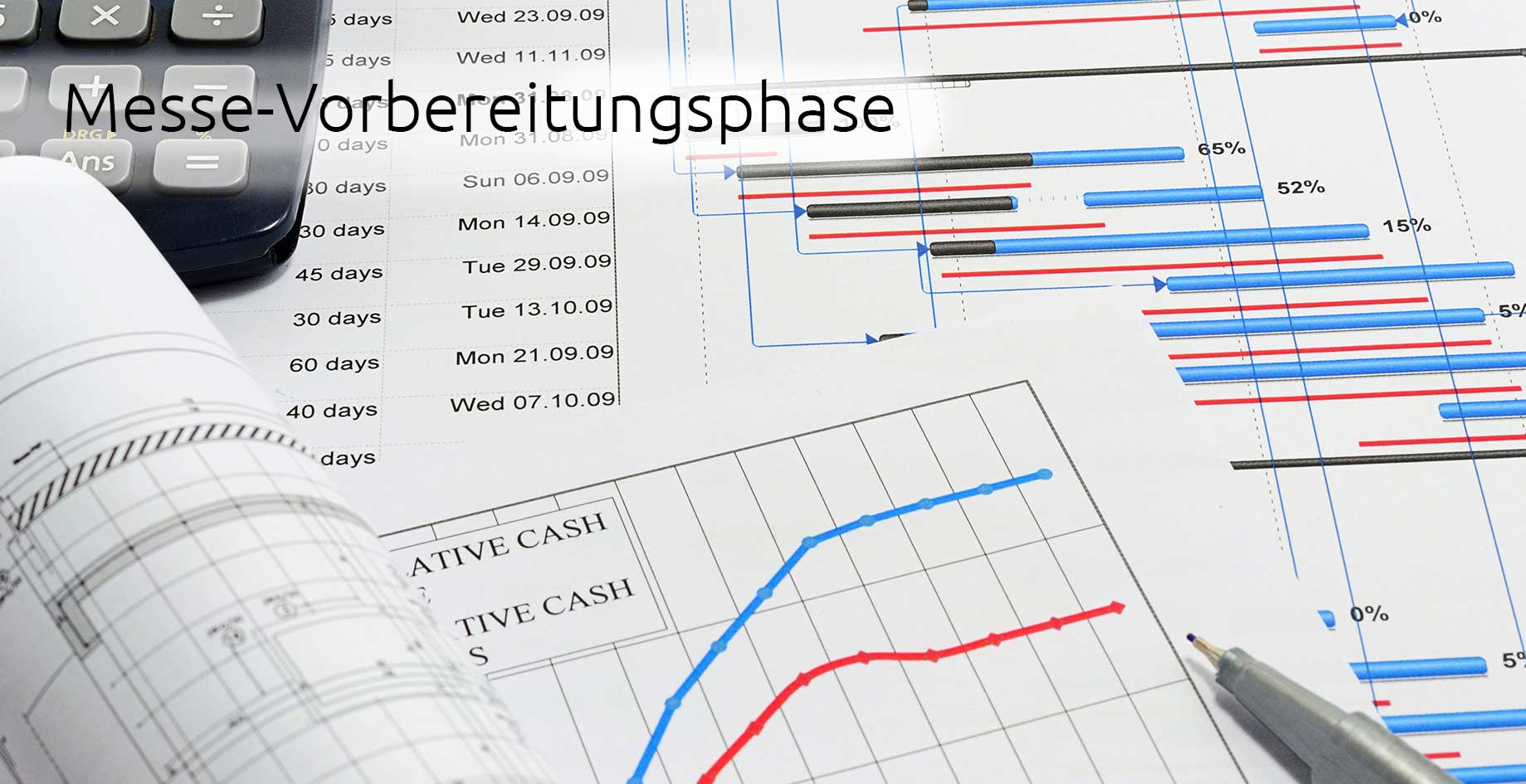 Messe-Vorbereitungsphase