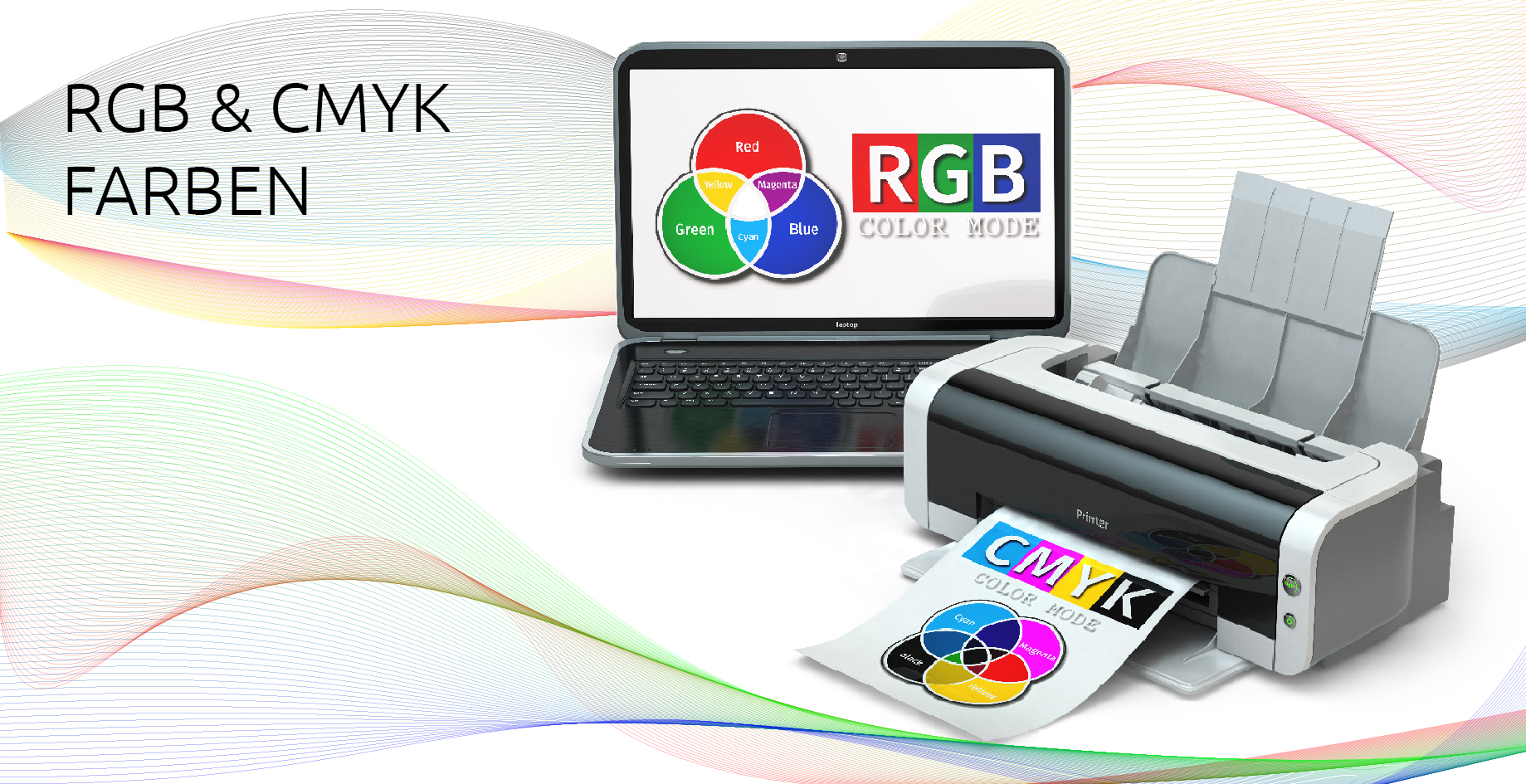 RGB und CMYK Farben