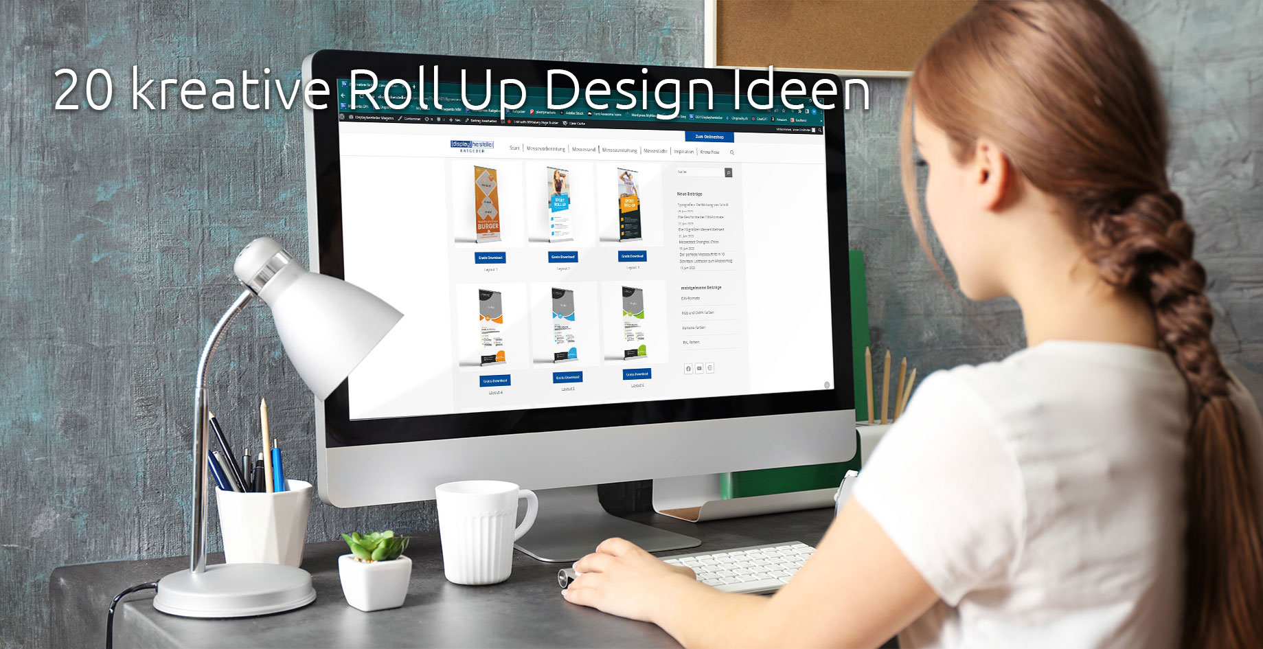 20 kreative Roll Up Design Ideen
