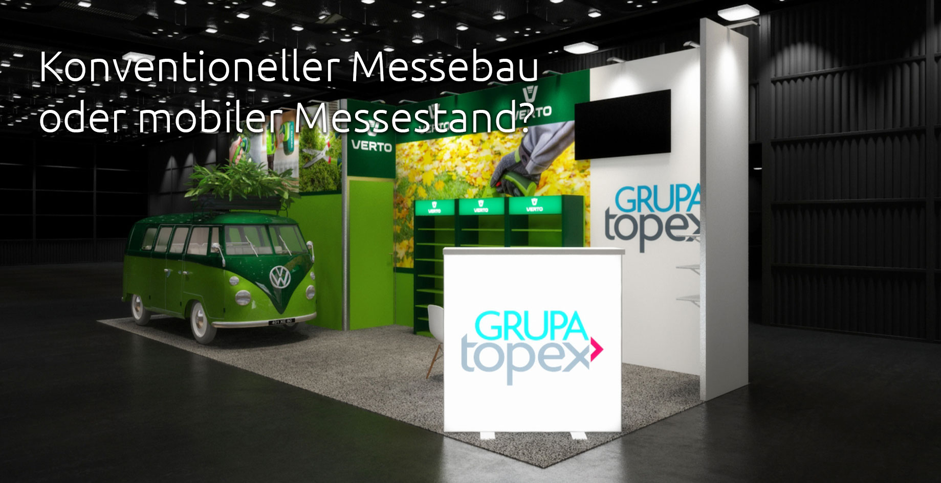 Konventioneller Messebau oder mobiler Messestand?